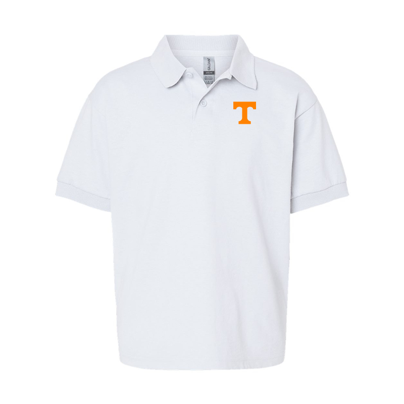 Youth Tennessee Volunteers Gildan Dry Blend Jersey Polo